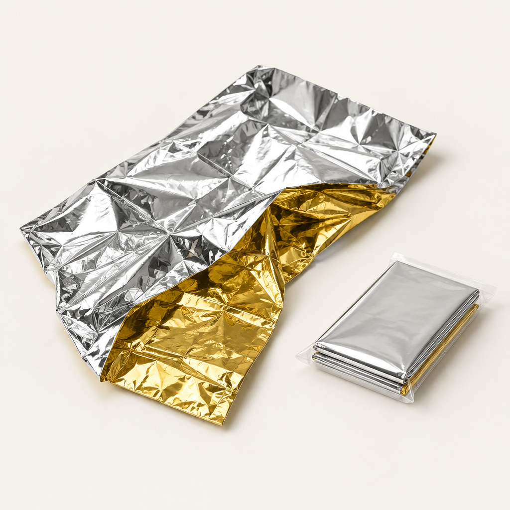Foil emergency blanket